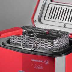 Korkmaz Vertex Kırmızı Fritöz A486-02