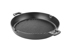 Taşev Caste 30 Cm Izgara Tava Yuvarlak Siyah T3212