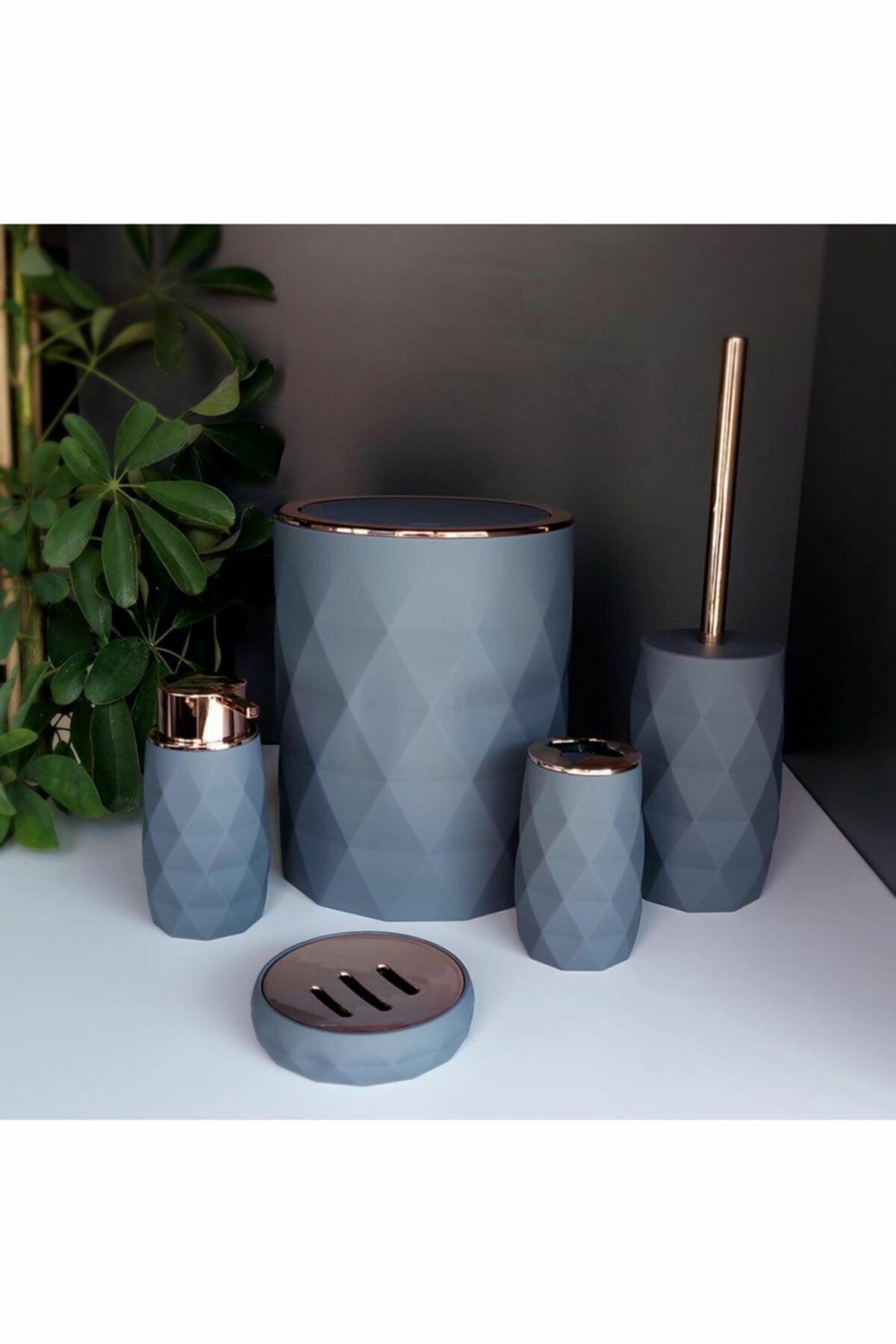 Arow Banyo Seti 5 Parça Akrilik TR-3037