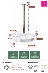 Primanova Pasifik Mega Dik Havluluk Beyaz M-E97-01