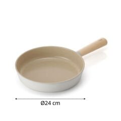 Neoflam Fika Alüminyum Döküm Tava 24 Cm Bej Neof124