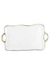 Mikasa Moor Gold Rimli Dikdörtgen Servis 34x20x4 Cm