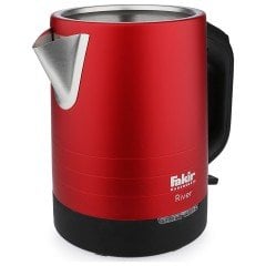 Fakir River 2 in 1 Kırmızı Çelik Çay Makinesi