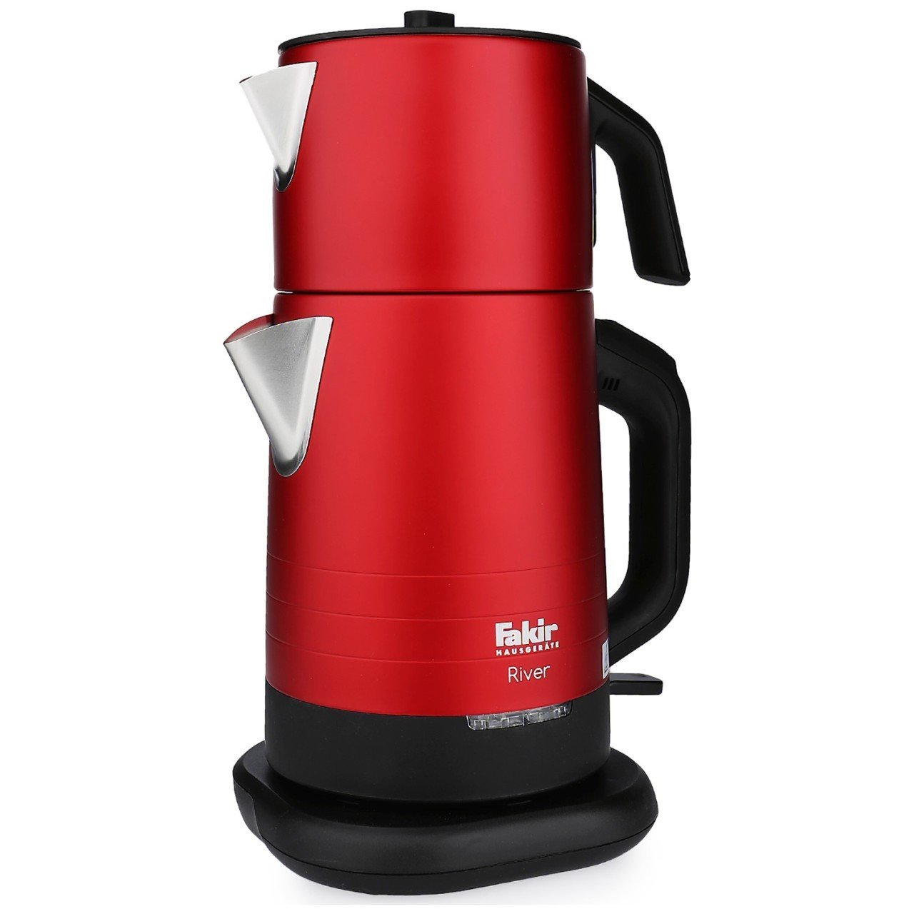 Fakir River 2 in 1 Kırmızı Çelik Çay Makinesi