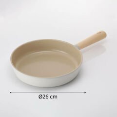 Neoflam Fika Alüminyum Döküm Tava 26 Cm Bej D-neof126