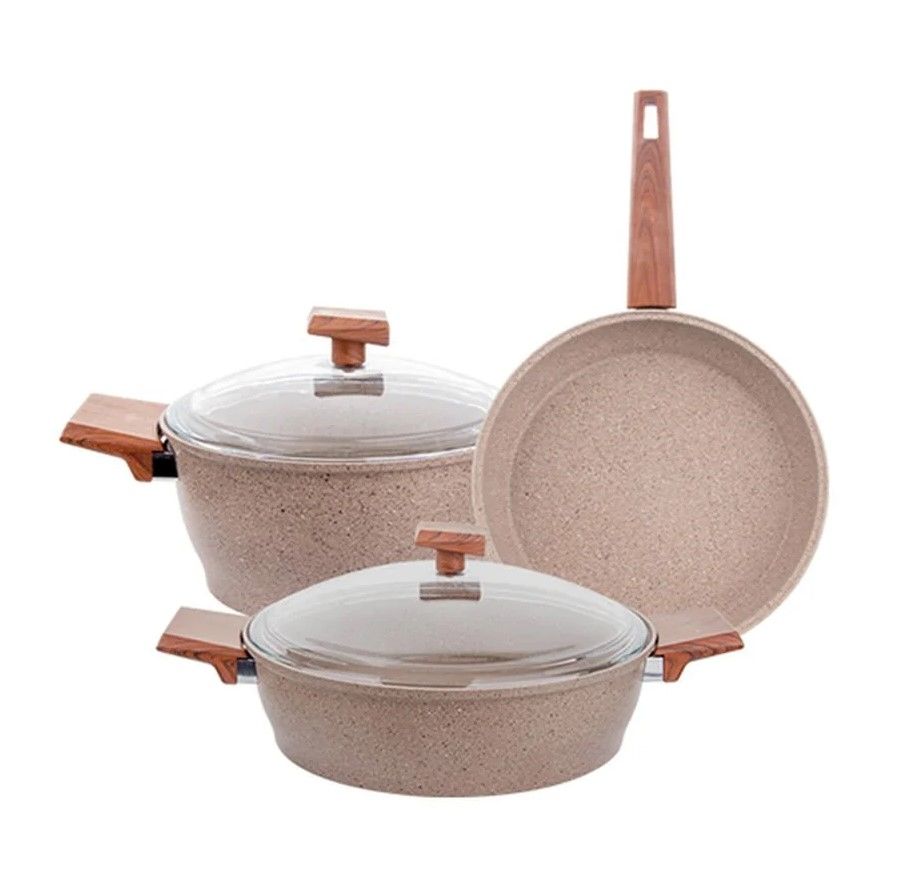 Aryıldız 5 Parça Madra Tencere Seti