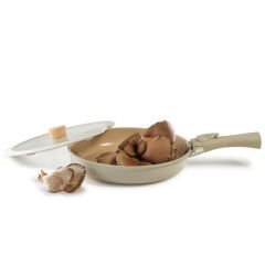 Neoflam Midas Bej 9 Parça Ayrılabilen Saplı İç İçe Geçebilen Tencere Tava Seti Neomds9ı