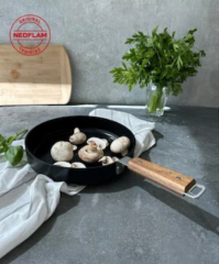 Neoflam Bien 24 Cm Siyah Alüminyum Döküm Tava D-NEOBN124