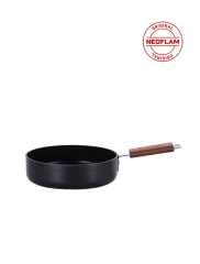 Neoflam Bien 24 Cm Siyah Alüminyum Döküm Wok Tava D-NEOBN124W