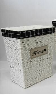 Sever Çamaşır Sepeti Büyük Beyaz 18223