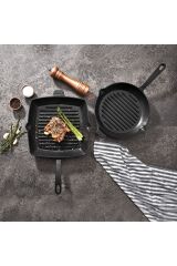 Korkmaz A2846 Casta Grill Döküm Tava 26 Cm Kare