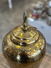 Glazze Küp Gold Siyah Küçük 0004