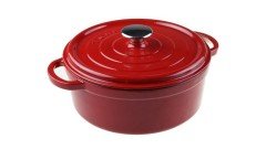 Taşev Caste Kırmızı 28 Cm Derin Tencere T1813