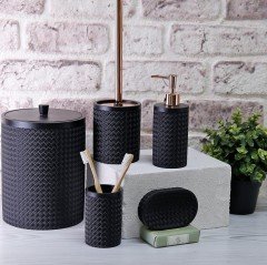 By Selim Banyo Seti Wicker Siyah