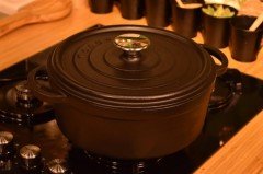 Taşev Caste Mat Siyah 28 Cm Derin Tencere T1812