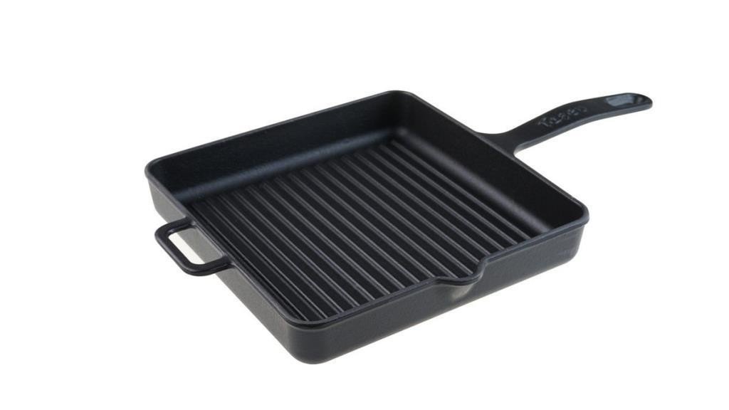 Taşev Caste Mat Siyah 25cm Grill T1816