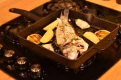 Taşev Caste Mat Siyah 25cm Grill T1816