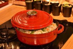 Taşev Caste Kırmızı 24 Cm Kısa Tencere T1811