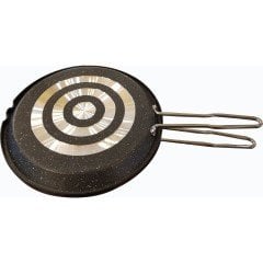 Oms 32 Cm Granit Hamsi Tava Çift Taraflı Siyah 3223