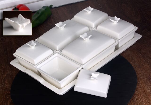 Gönül 6 Lı Kahvaltılık Kelebekli G3280