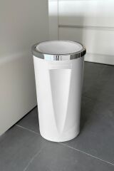 Primanova Lenox Çöp Kovası 35 Lt Beyaz M-E76-01