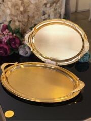 Cooker 2 Li Oval Tepsi Seti Metal CKR3165