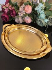 Cooker 2 Li Oval Tepsi Seti Metal CKR3165