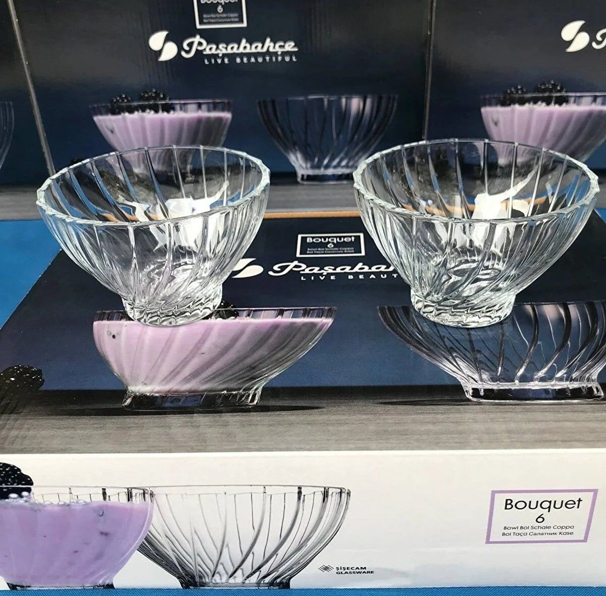 Paşabahçe Bouguet Cam 6 Adet Kase