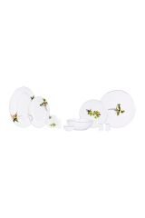 Aryıldız 32 Parça Cloe Kahvaltı Takımı Platin Yaldız Kuş Ar181892