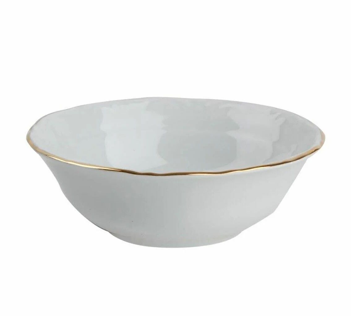 Porland Porselen 12'li Altın Yaldız 14 Cm Kase Prl017