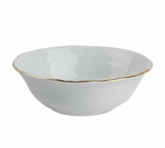 Porland Porselen 12'li Altın Yaldız 14 Cm Kase Prl017