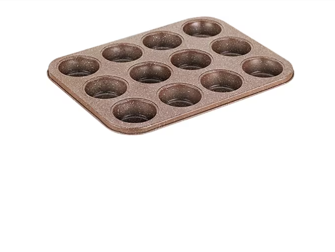 Korkmaz A652 Granit Torta Muffy Kalıbı 12 li
