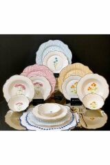 Roykıng 24 Parça Flower Lıne Yemek Takımı SMC002