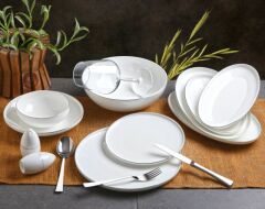 Gönül 55 Parça Silver Yemek Takımı G3161