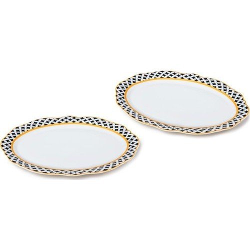 Lotus Bone Chına Porselen 10'' 2'li Oval Servisi Set A166
