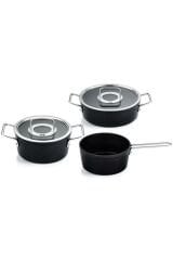 Fissler 5 Parça Adamant Tencere Seti Cam Kapak FS15611503000