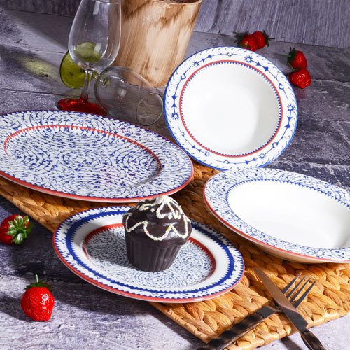 Kosova 24 Parça Haliç Yemek Takımı POR-275