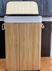 Sever Bambu Çamaşır Sepeti Dikdörtgen 33213 Naturel