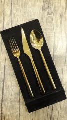 Aryıldız 89 Parça Vogue Gold Pvd Çatal Kaşık Bıçak Seti