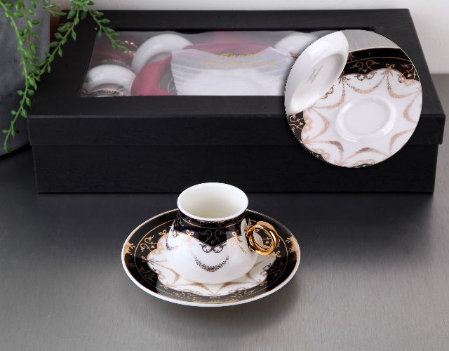 Gönül Porselen 6'Lı Kahve Fincan Takımı G2626