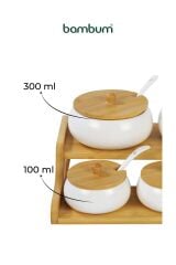 Bambum 7 Li Baharat Seti Dimple Standlı B5841