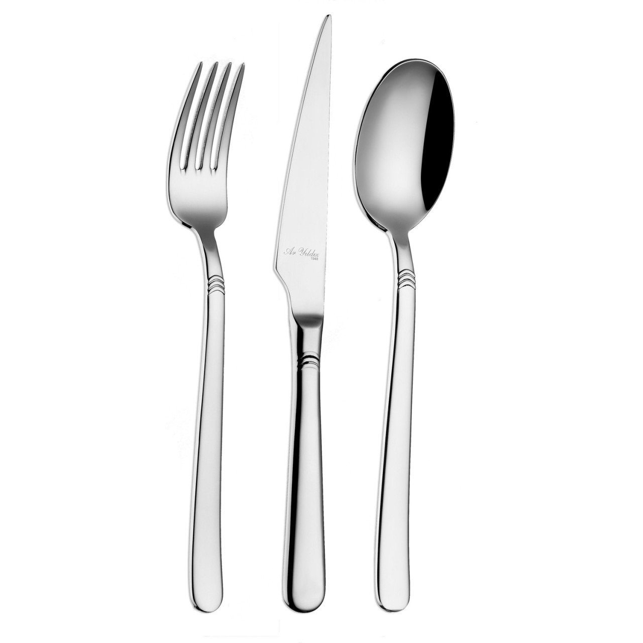 Aryıldız Fiore S Sade 89 Parça Çatal Kaşık Bıçak Takımı