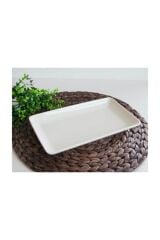 Acar 32,5 Cm Kayık Tabak Beyaz 008089