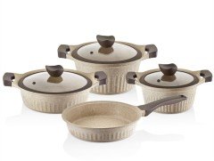 Falez Cool Lıne Graplus 7 Parca Tencere Set