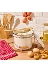 Mien 20 Cm Bakraç Emaye Fildişi 5 Lt EMY-1022B