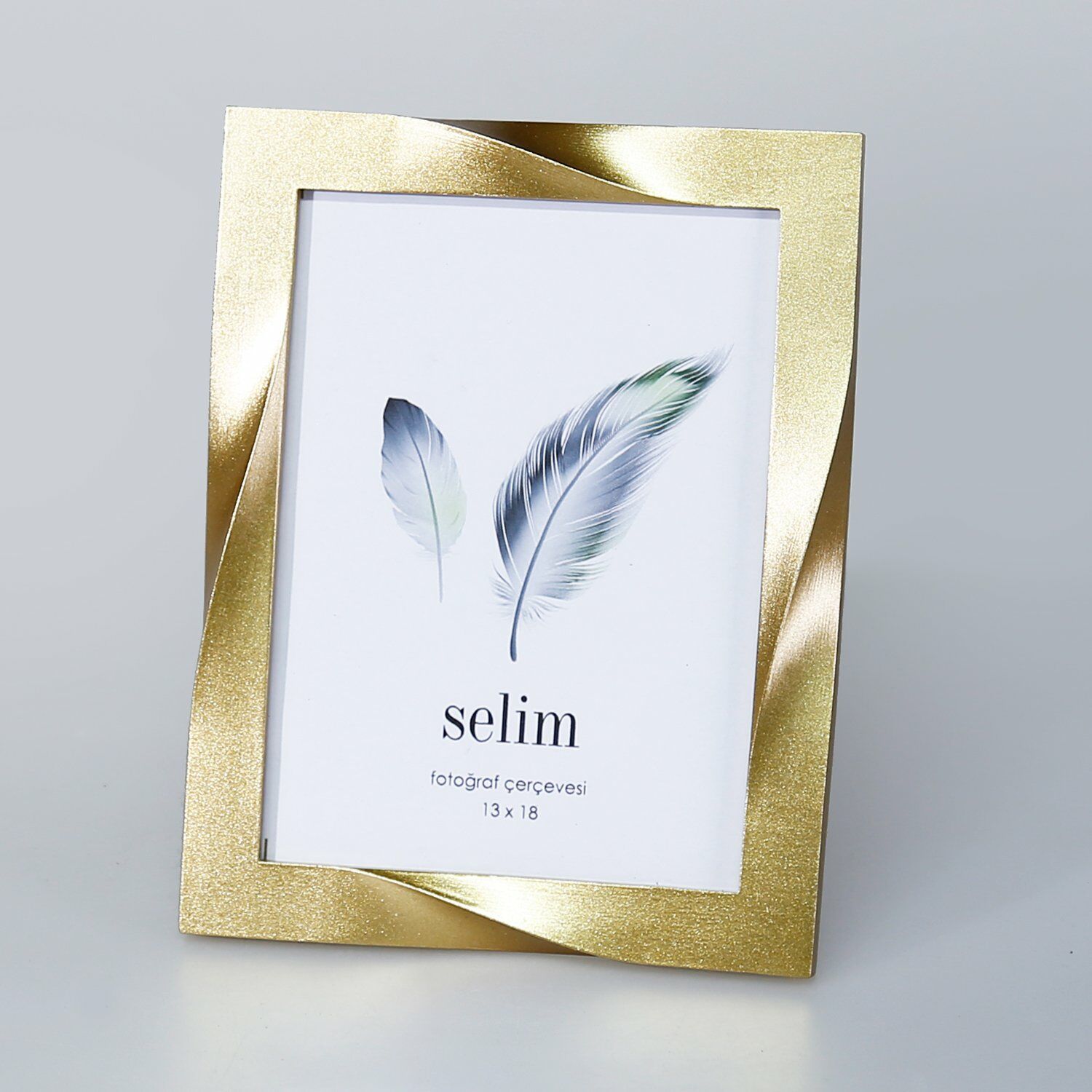 By Selim Çerçeve Curved Altın 13x18