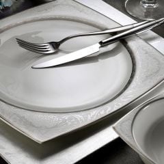 Aryıldız 60 Parça Bone Square Yemek Takımı 31016