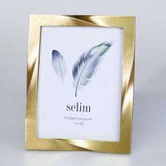 By Selim Çerçeve Curved Altın 15x20