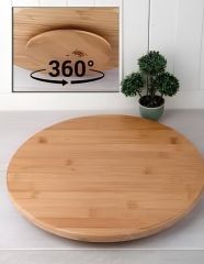 Gönül Sunumluk Yuvarlak Bambu G3805