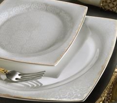 Aryıldız 60 Parça Bone Square Yemek Takımı 31018